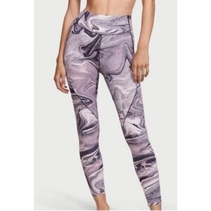 Victoria's Secret Flow On Point Onyx Marble Essential High Rise Pocket Leggings